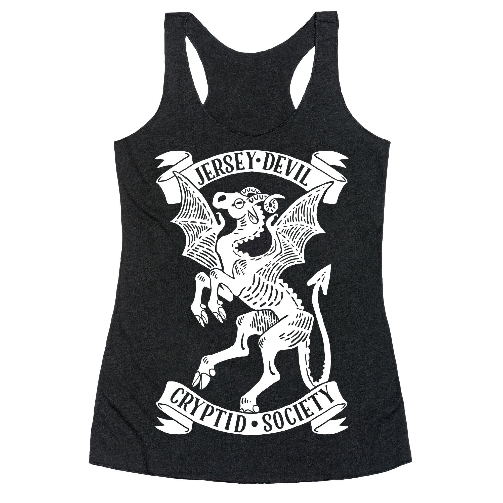 Jersey Devil Cryptid Society Racerback Tank